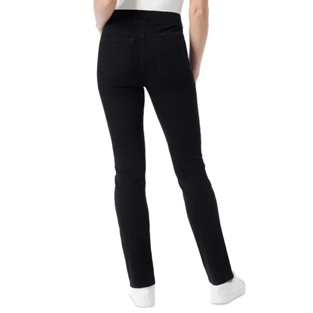 Gloria Vanderbilt Women's All Around Slimming Effect Pull-On High Rise Jean - Picture 3 of 8